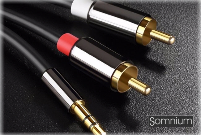 Somnium Premium Audiokablar RCA-3,5mmL