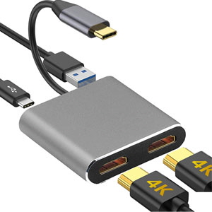 USB-C till 2xHDMI