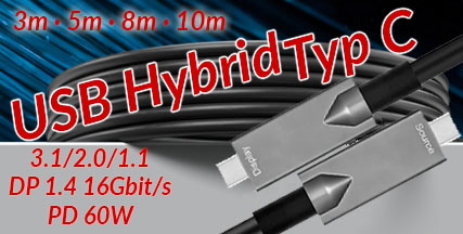 USB-C 3.1 Gen2 DP1.4 PD 60W Hybrid