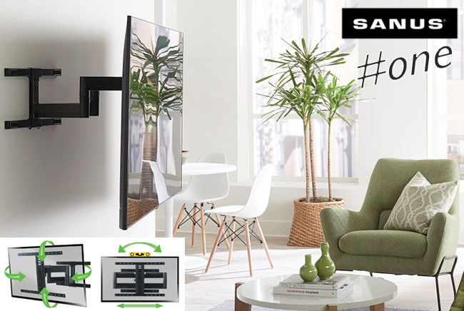 Sanus Premium TV mounts hittar du hos Saguaro